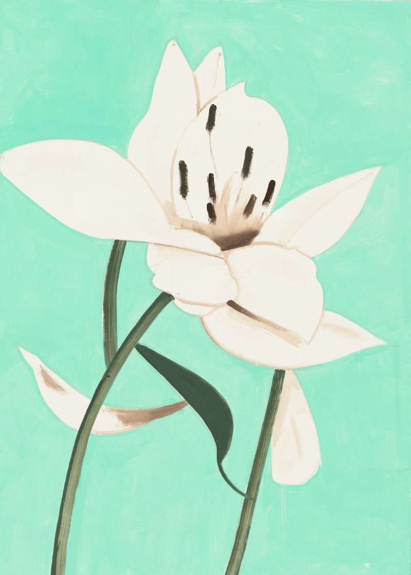 Alex Katz, Lilies 8, 2025