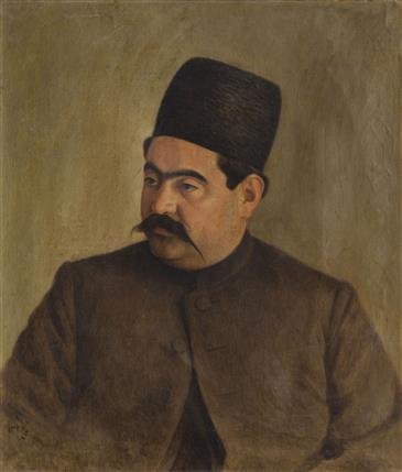 Mohammad Ghaffari, Portrait of Fakhr-Ol-Molk Ardalan, 1909