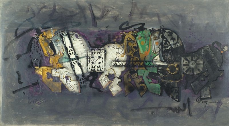 Nasser Ovissi, Horses, 1970