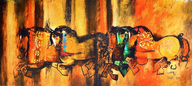 ناصر اویسی، پنج اسب