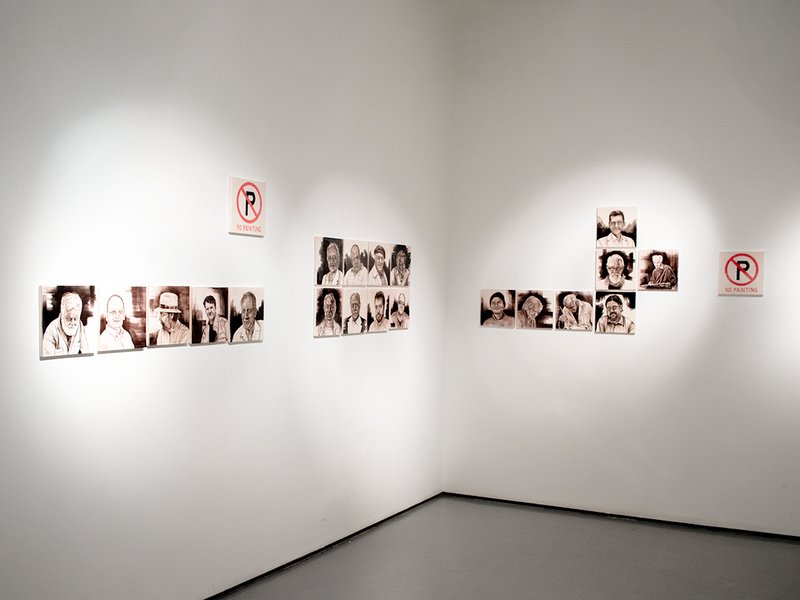 No painting, installation view