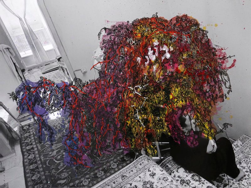 Pooneh Oshidari, Hideout is Temple, 2018