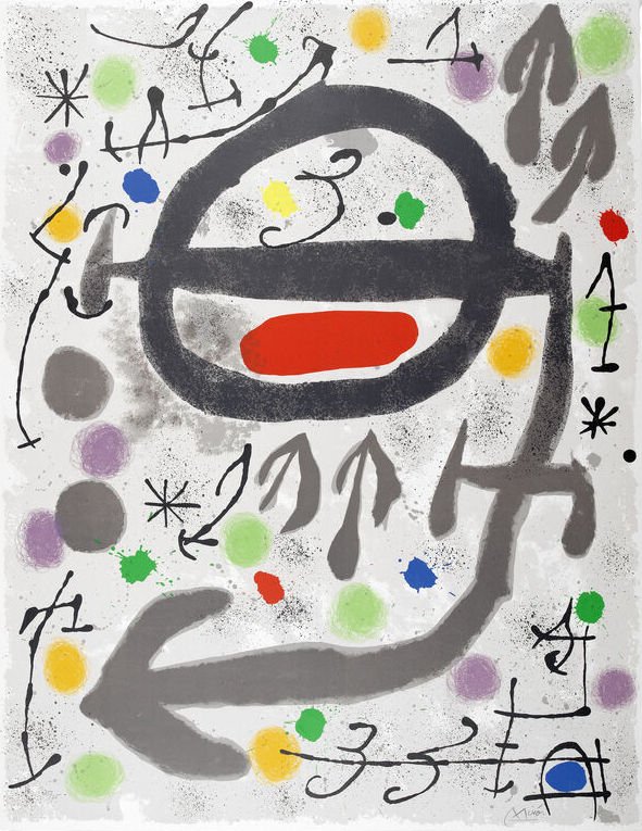 Joan Miro, Les Perseides Plate III 1970, 1970