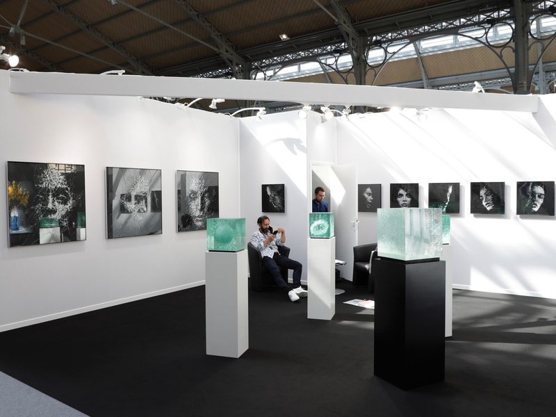 Installation view.
