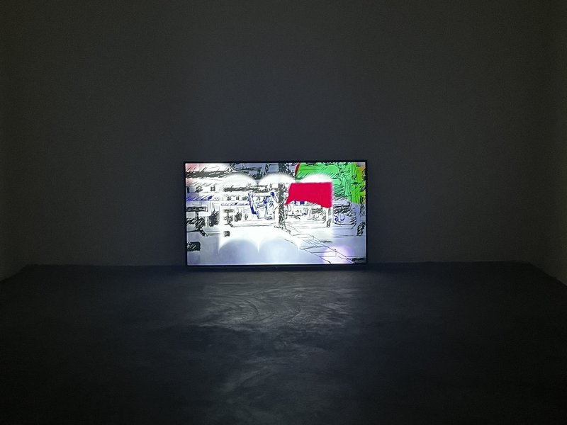 Cut, Action, installation view