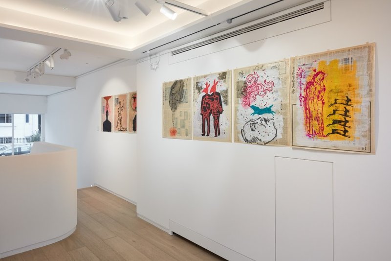 The New York Times Drawings 1996 - 1998, installation view