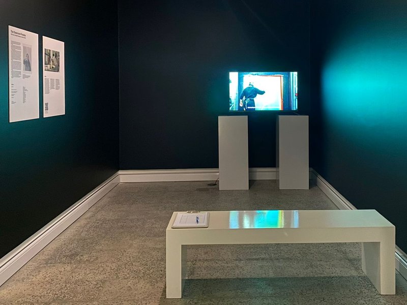 Paadmaan Video Event, installation view