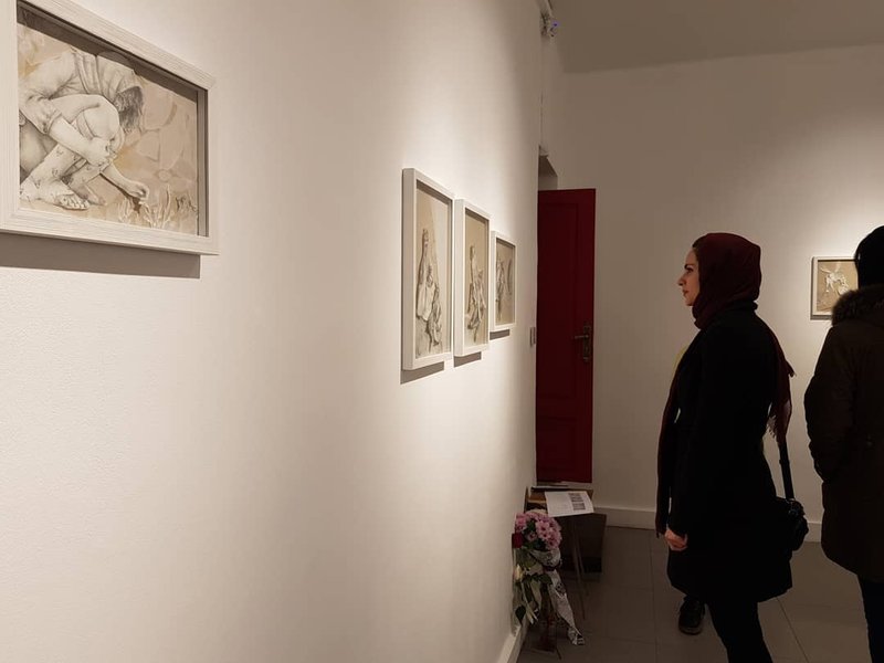Exit, installation view