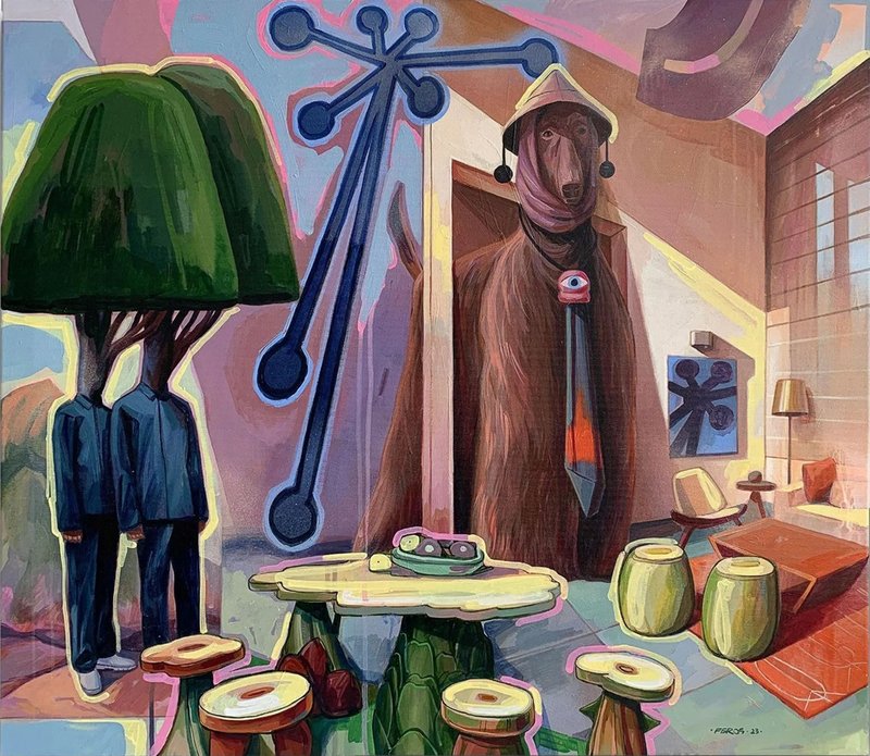Serhii Hrekh, Chairs for Friends, 2023