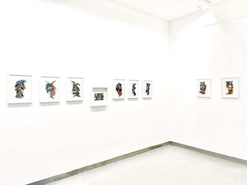 Les Milles Contes , installation view