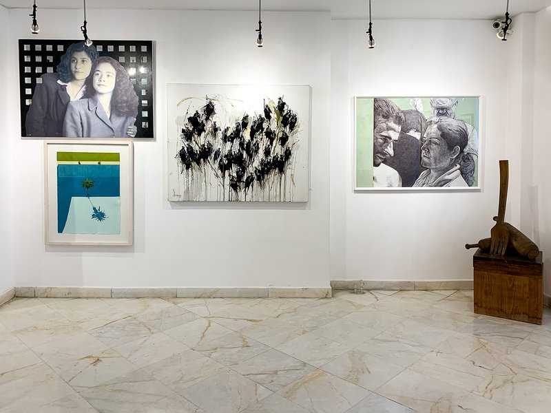 Iranian Contemporary Masters and Young Artists, installation view