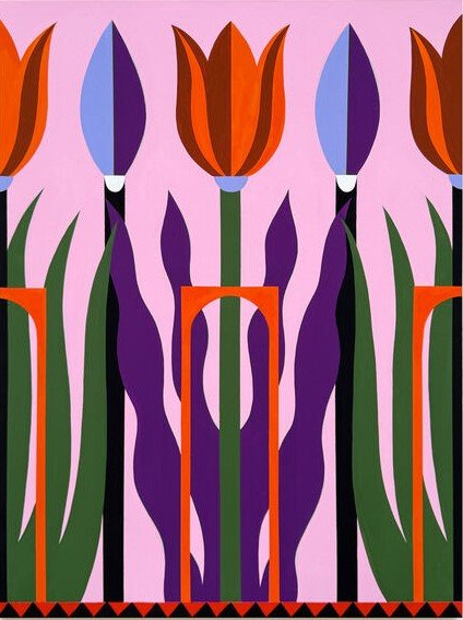 Agostino Iacurci, Tulips 2, 2024