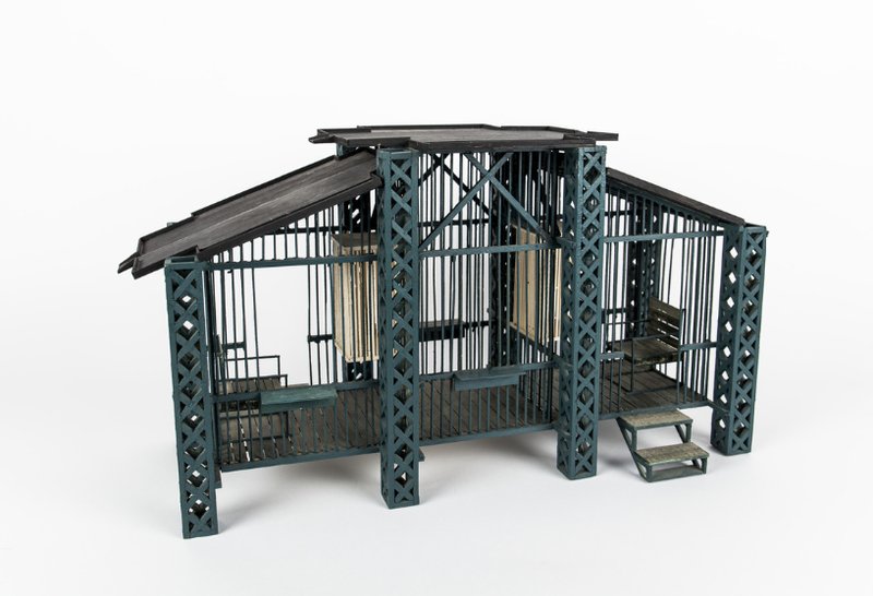 Siah Armajani, Geazebo for Two Anarchists: Emilio Codo and Richard Henry Dana, 1991