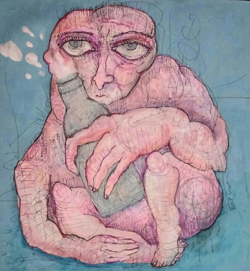 Mahsa Karimi, A Bottle of Spoiled Milk, 2016