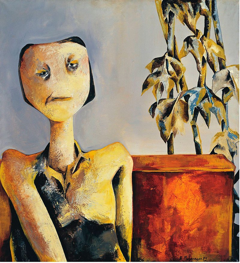 Bahman Mohassess, Painter's Mother, 1974