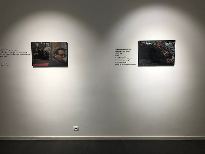 How I long I had a picture from you, installation view