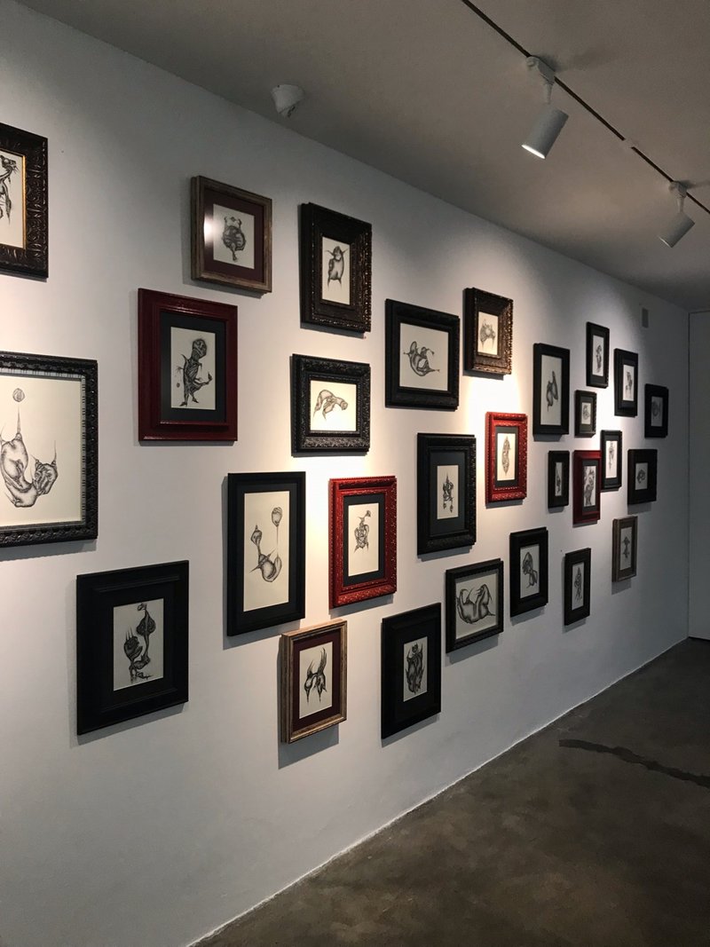 The Solitude That Entwist Inferno for Blessing Monsters, installation view
