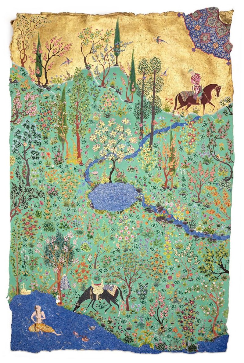 Hana Louise Shahnavaz, A Spark in the Emerald Forest Print, 2019