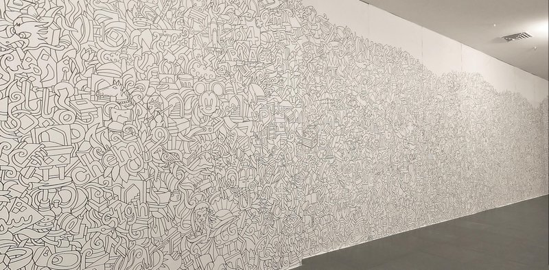 In the Solitude of the City, installation view