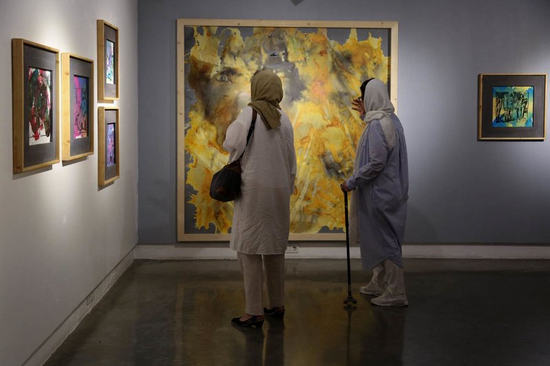 نمایشگاه نقاشی، نمای چیدمان