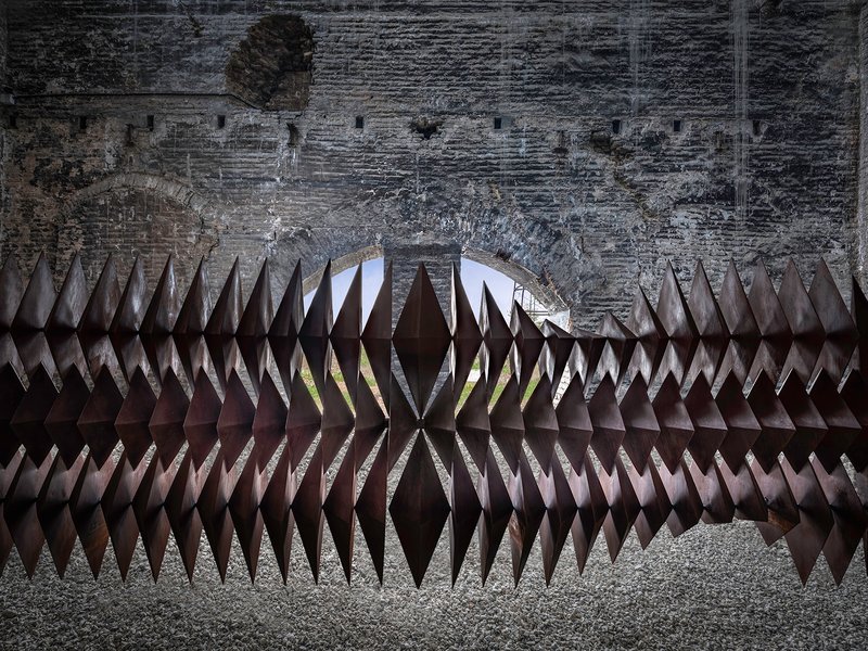 بربادرفته، نمای چیدمان