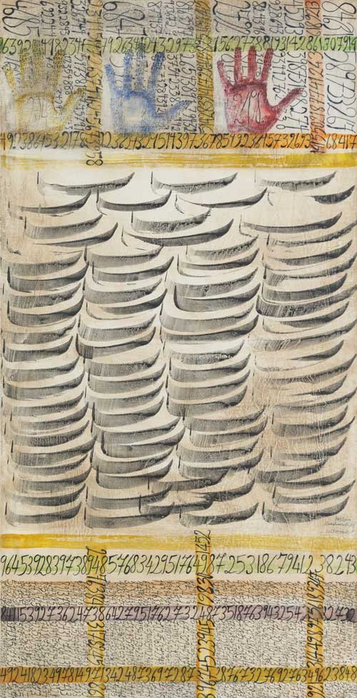 Charles Hossein Zenderoudi, Untitled, 1978