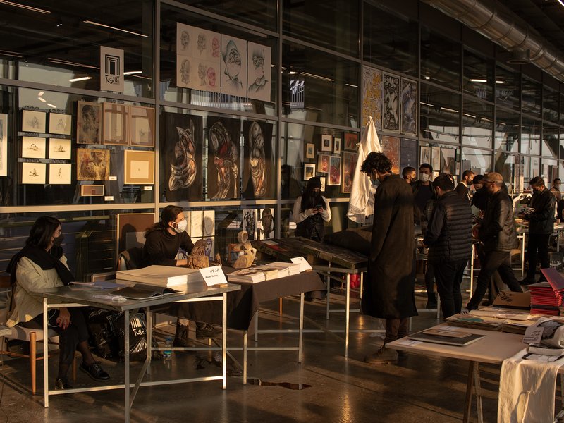 Installation view.