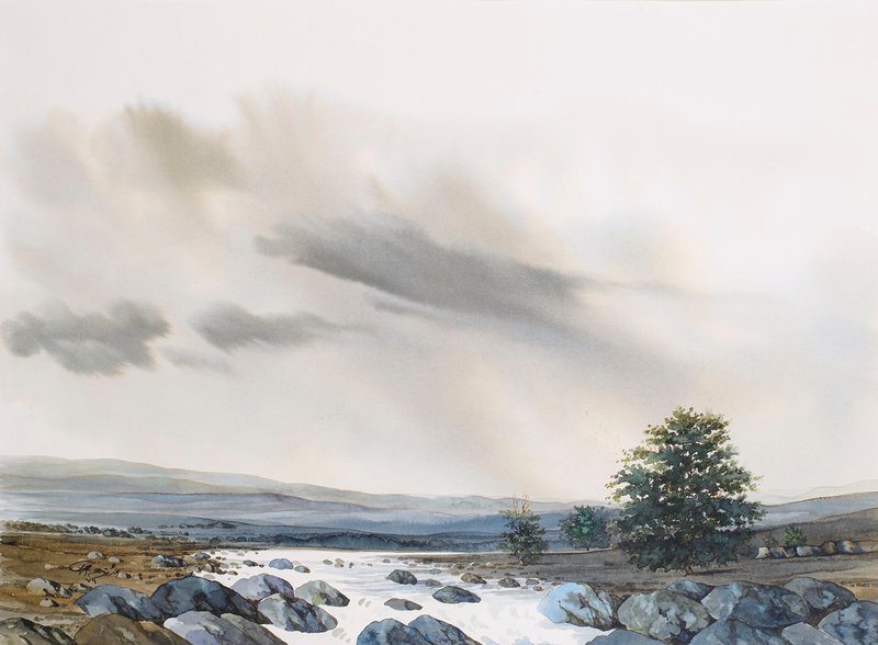Ahmad VosougAhmadi, After the Rain Shower, 2000
