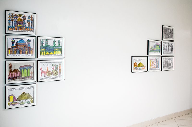Kazem Ezi's Artworks, installation view