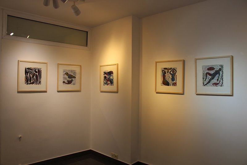 Beginning, installation view