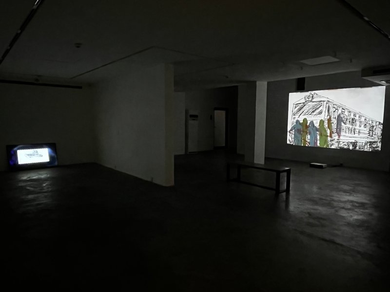 Cut, Action, installation view
