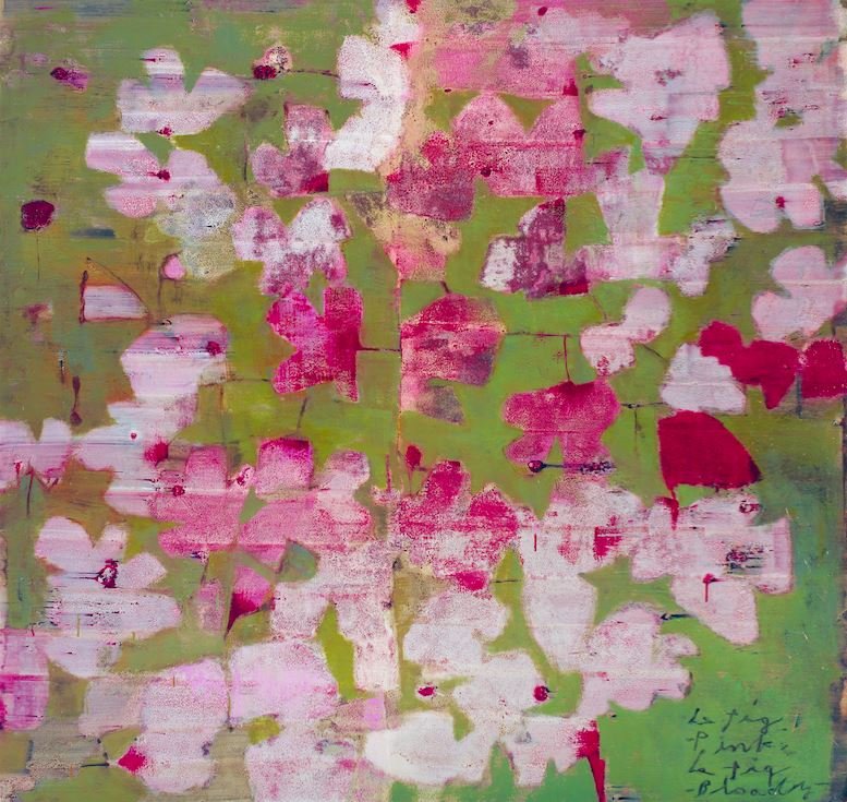 Reza Derakshani, Le Fig Pink, Le Fig Green, 2016