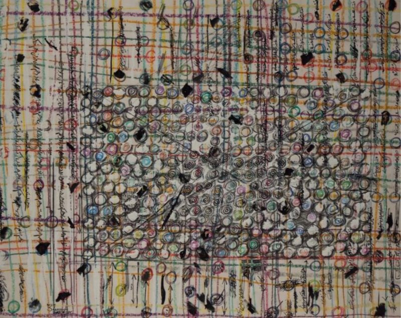 Charles Hossein Zenderoudi, Untitled, 0