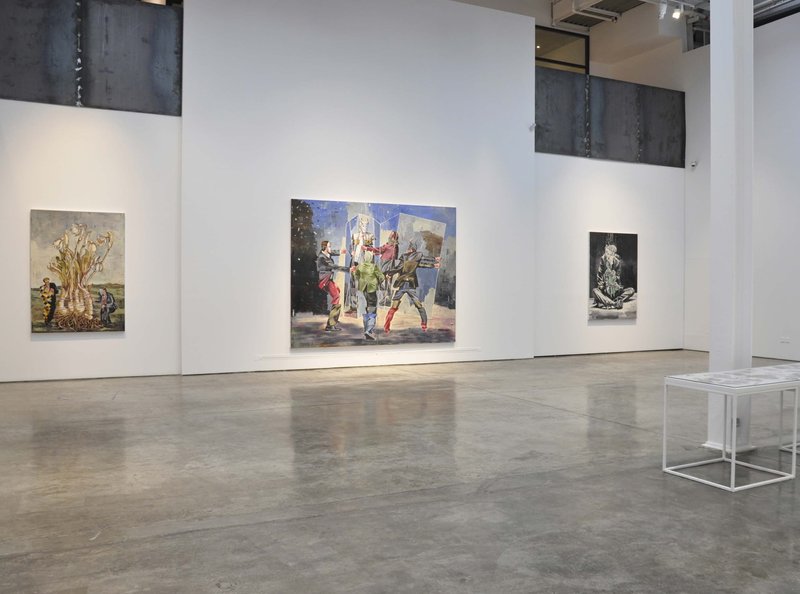 Fractures, installation view