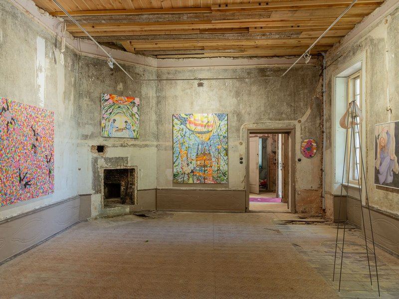 Where The Wild Roses Grow, installation view