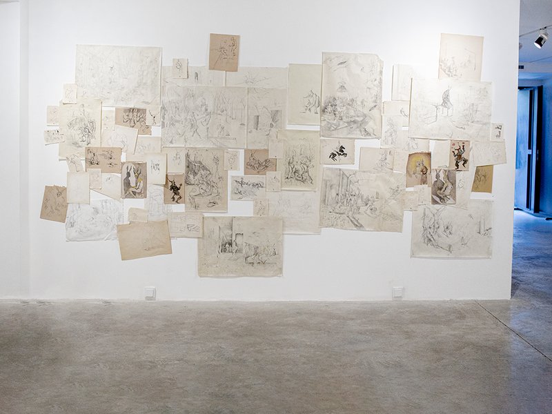 The den of the man with hollow eyes, installation view