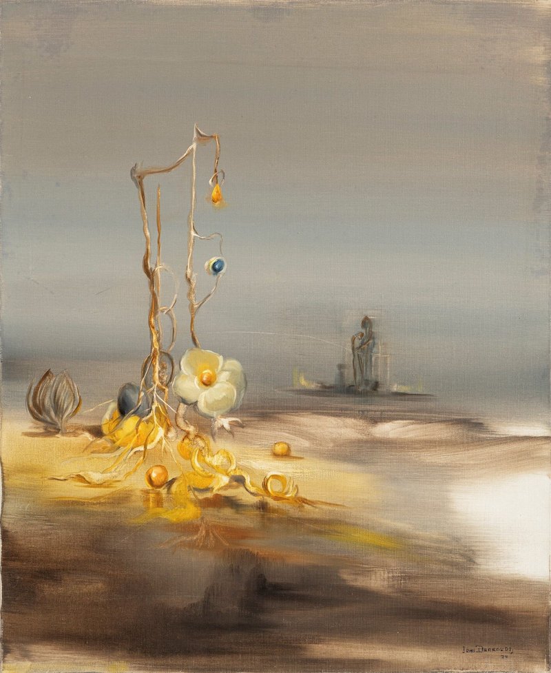 Iran Darroudi, Surrealist Composition, 1974