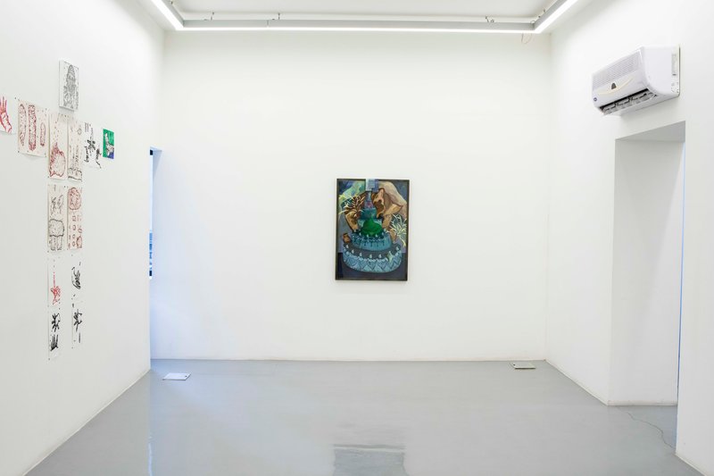 Mysteries of Food Items and People, installation view