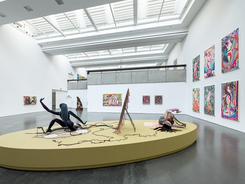 The inescapable intertwining, installation view
