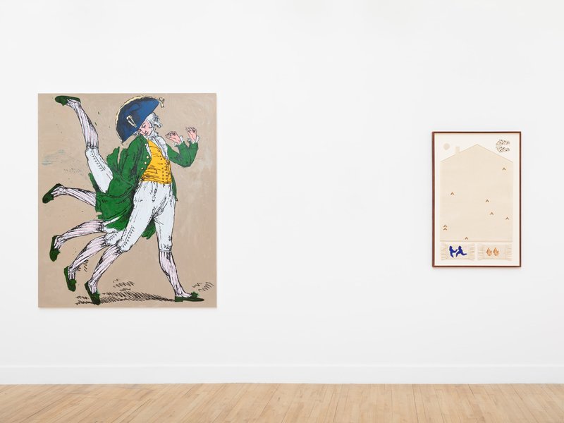 Nay, Her Foot Speaks، نمای چیدمان.