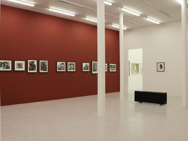 Drawings, installation view