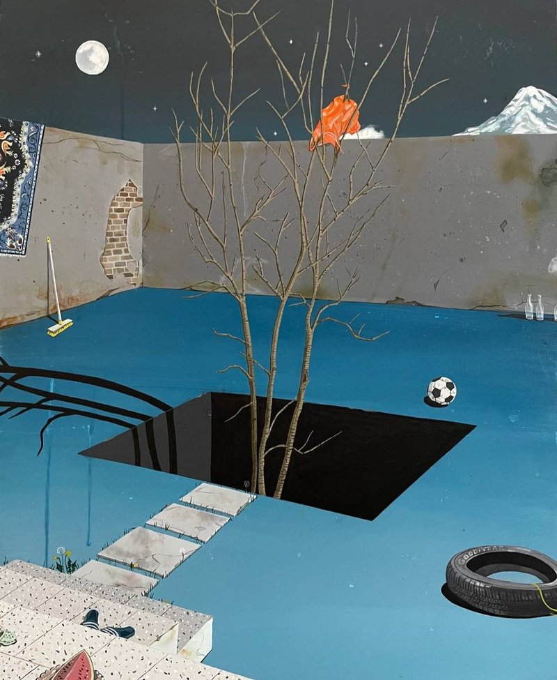 Azadeh Nia, Reflection, 2022