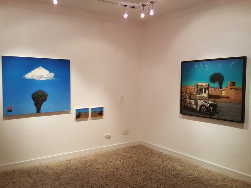 Goodbye Blue Sky, installation view