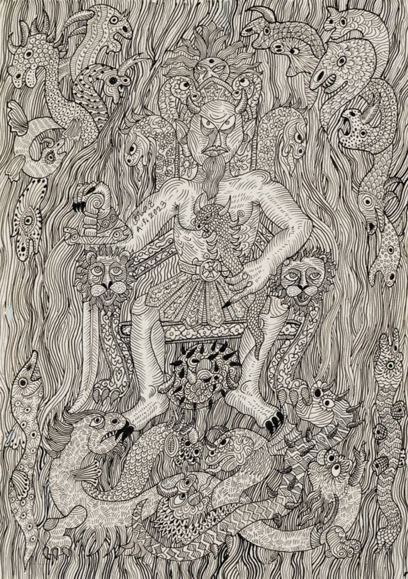 Ali Akbar Sadeghi, Untitled, 2023