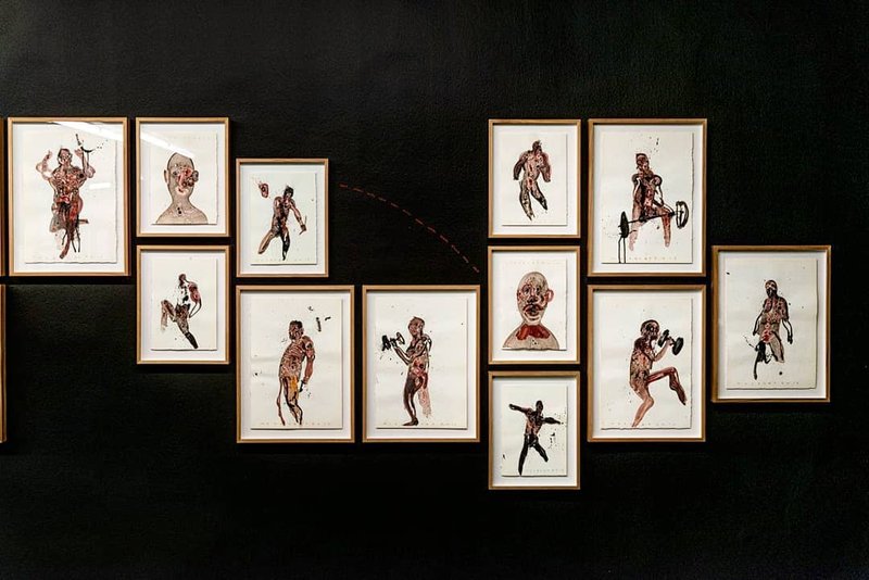Muscle, installation view