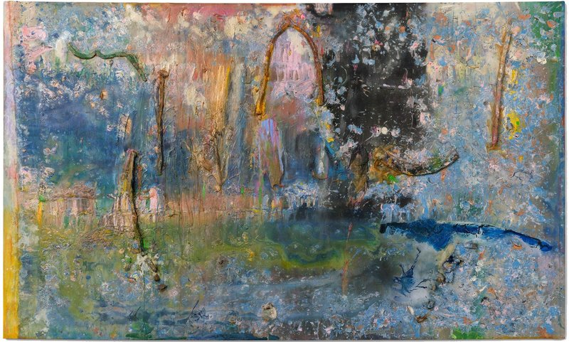 Frank Bowling, Towards Crab Island, 1983