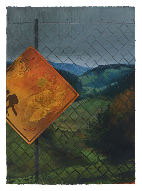 Wilhelm Neusser, Fence/Out of here (2225) , 2022