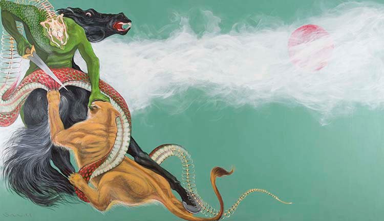 Ali Nedaei, The Battle of Zahhak and Iranian Lion, 2009