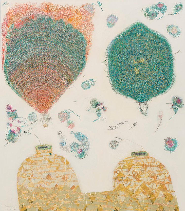 HamidReza Jadid, City of Birds II, 2016
