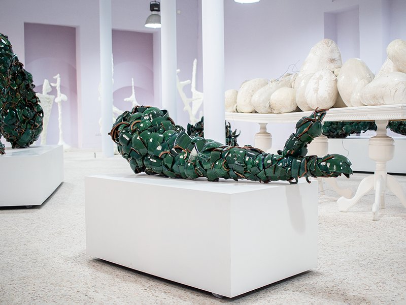 The Dinosaur Lost Her Bearings, installation view